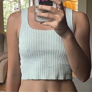Brandy Melville Light Green Tank Top